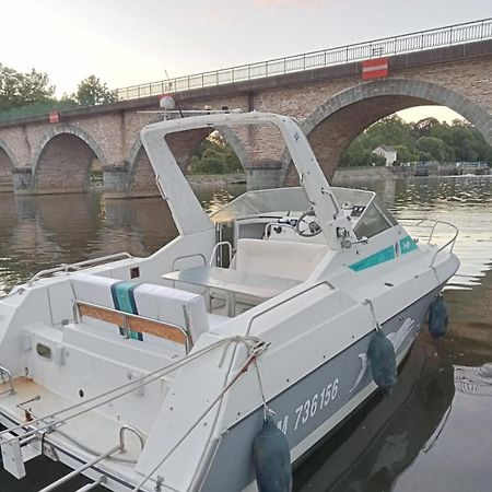 Bateau-Gite Sur Le Halage De La Mayenne L'Huisserie Esterno foto
